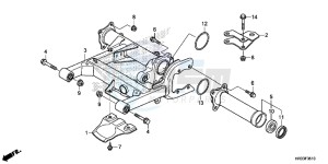 TRX420TM1E TRX420 Europe Direct - (ED) drawing SWINGARM