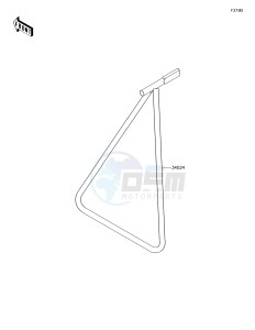 KX450F KX450HJF EU drawing Stand(s)