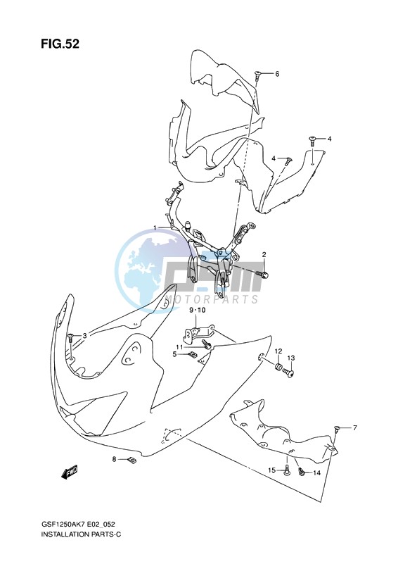 COWLING INSTALLATION PARTS