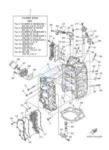 F250DETX drawing CYLINDER--CRANKCASE-1