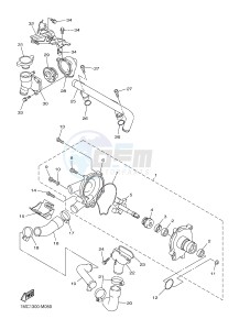 FJR1300AE FJR1300AS (1MD4 1MD5) drawing WATER PUMP