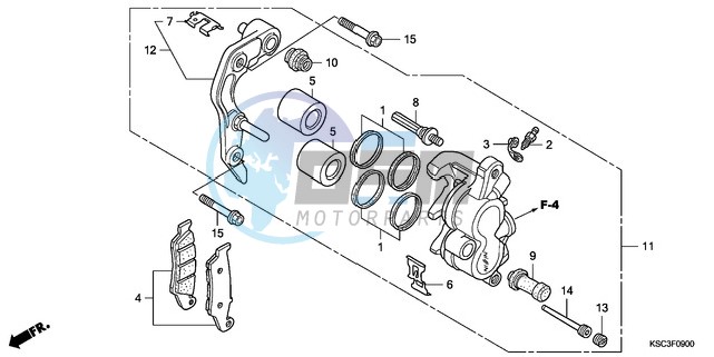 FRONT BRAKE CALIPER