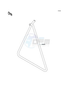 KX85 / KX85 II KX85B8F EU drawing Stand(s)