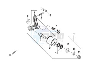 E-VIRID 25KMH drawing WHEEL SUSPENSION