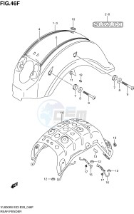 VL800 (E3-E28) VOLUSIA drawing REAR FENDER (MODEL L0)