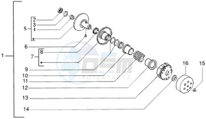 DNA 50 m.y. 2005 drawing Driven pulley