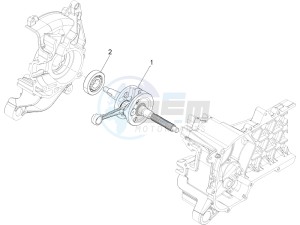 Typhoon 50 4T 4V E2 (NAFTA) USA drawing Crankshaft