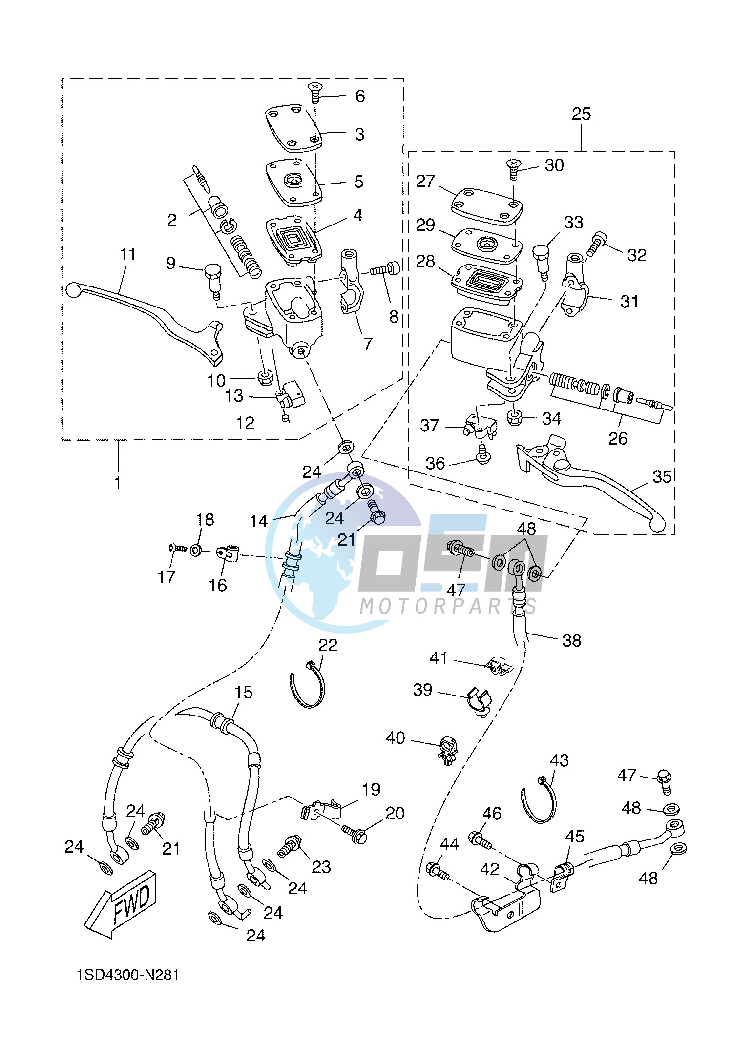 FRONT MASTER CYLINDER