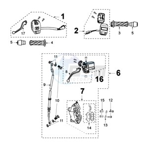 FIGHT 3 ICE BLADE drawing BRAKE SYSTEM