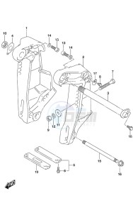 DF 115A drawing Clamp Bracket SS Model