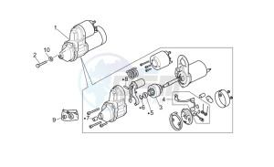 MGS-01 Corsa 1200 1380 drawing Starter motor