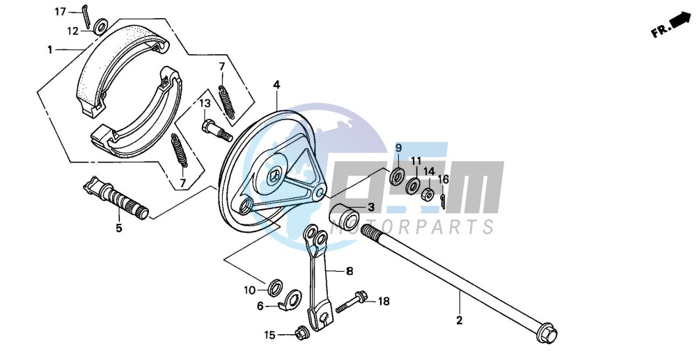 REAR BRAKE PANEL