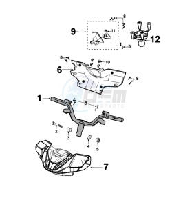 FIGHT 4 50 4T ICEBLADE drawing HANDLEBAR ROD