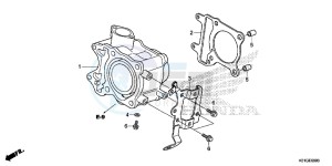 SH125DG SH125D E drawing CYLINDER