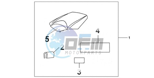 REAR SEAT COWL REPSOL