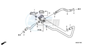 VT750C9 Korea - (KO / MK) drawing AIR INJECTION CONTROL VALVE