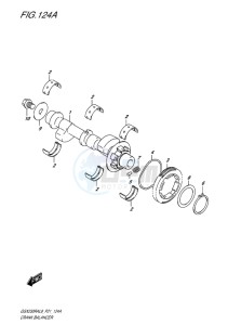 GSX-250 RA drawing CRANK BALANCER