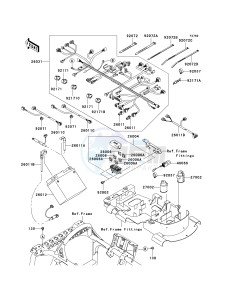 KVF 750 F [BRUTE FORCE 750 4X4I] (F8F) F8F drawing CHASSIS ELECTRICAL EQUIPMENT