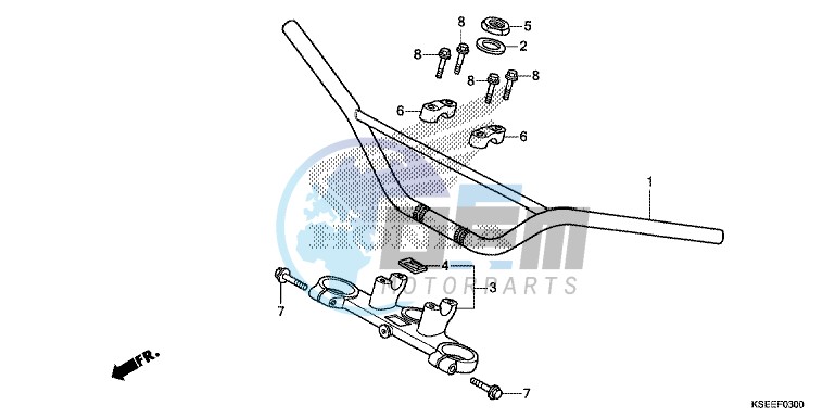 HANDLE PIPE/TOP BRIDGE