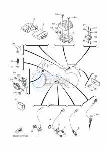 YZF320-A YZF-R3 (B2X8) drawing ELECTRICAL 2