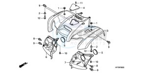 TRX420FPA9 Australia - (U) drawing FRONT FENDER