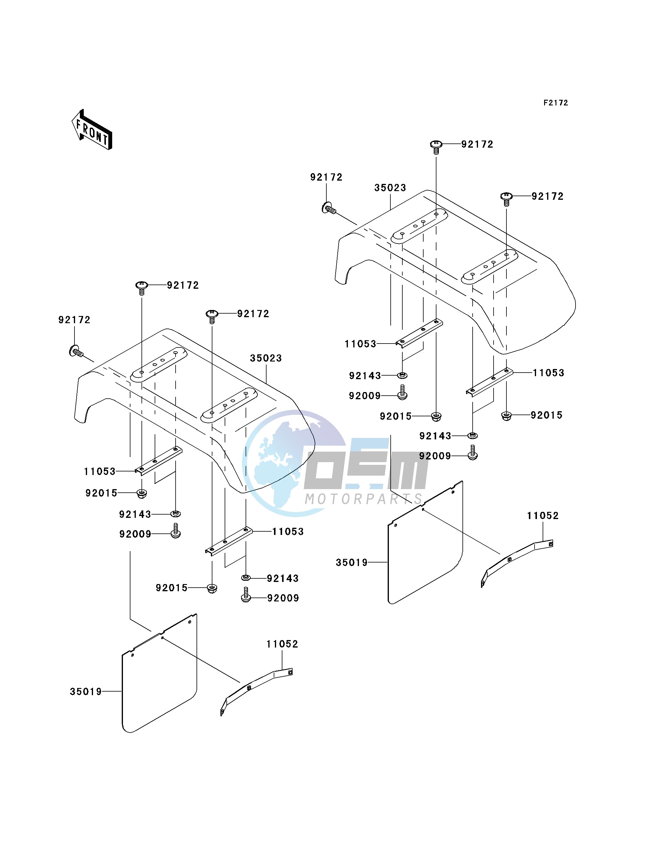 REAR FENDER-- S- -