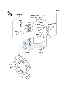 D-TRACKER_125 KLX125DBF GB XX (EU ME A(FRICA) drawing Front Brake