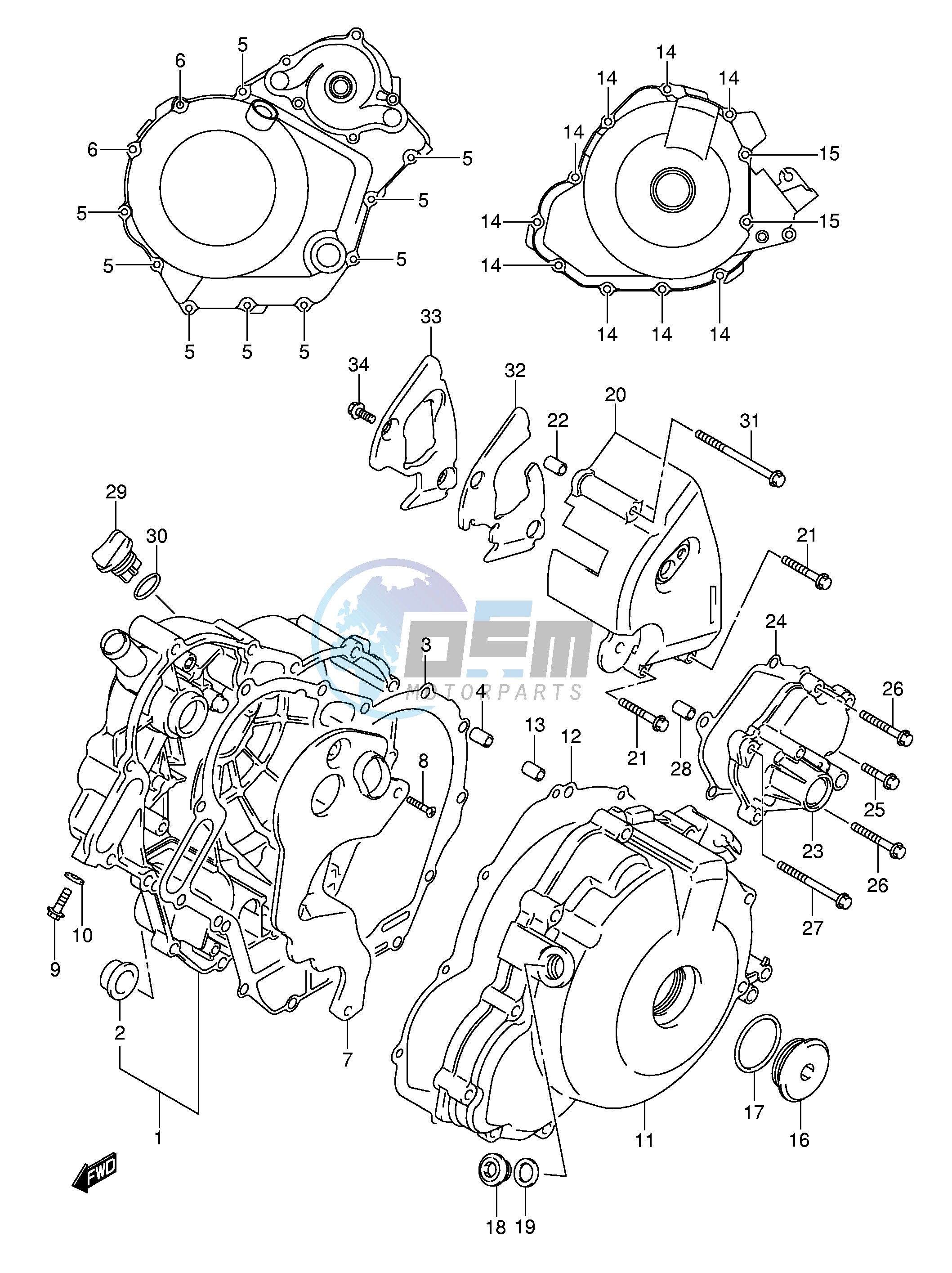 CRANKCASE COVER