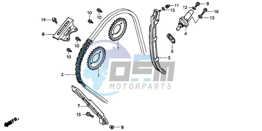 CAM CHAIN/TENSIONER