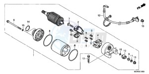 NT700VB drawing STARTING MOTOR