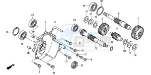 FJS600 SILVER WING drawing TRANSMISSION