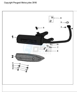 KISBEE SL drawing EXHAUST