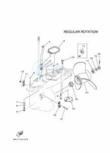 F225BETU drawing PROPELLER-HOUSING-AND-TRANSMISSION-2