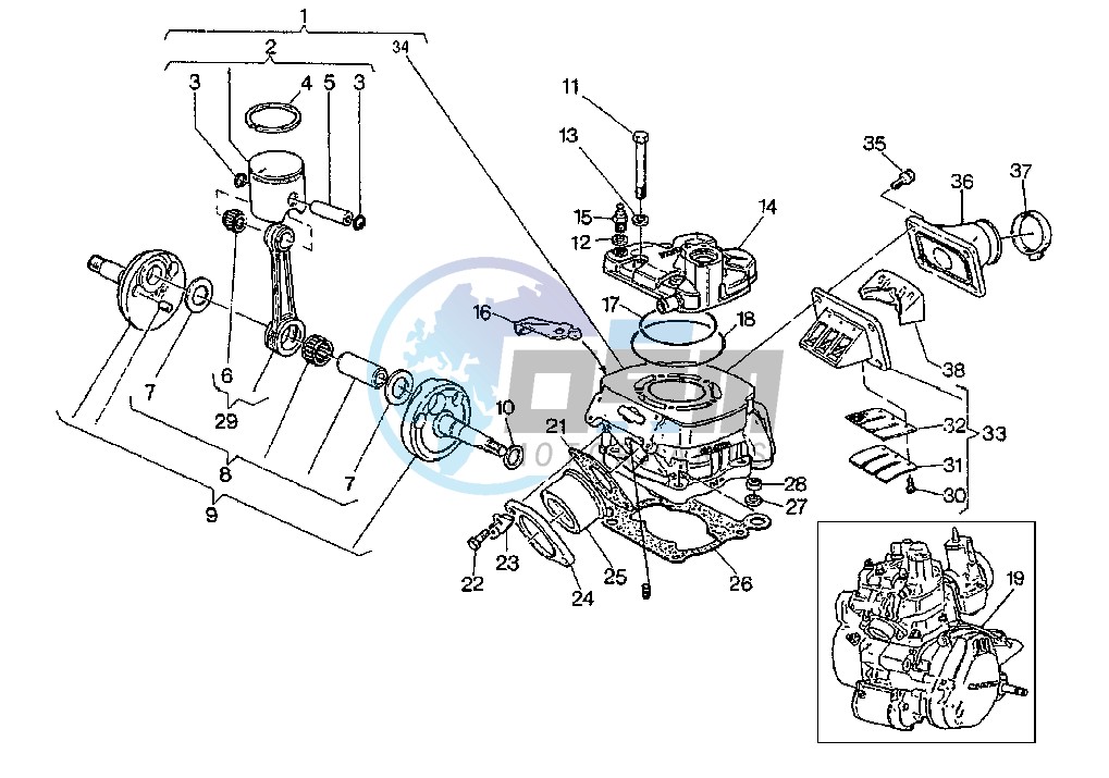 CRANKSHAFT-CYLINDER