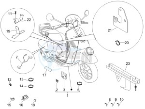 GT 250 ie 60 deg (Euro 3) UK drawing Main cable harness