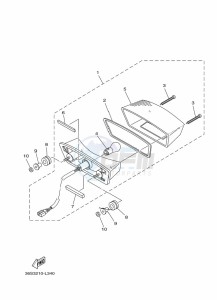 YBR125E (BN9J) drawing TAILLIGHT