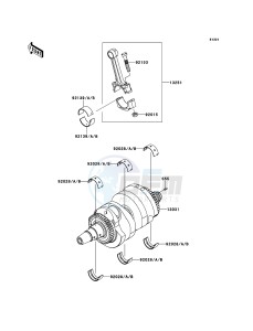 VERSYS_ABS KLE650DEF XX (EU ME A(FRICA) drawing Crankshaft