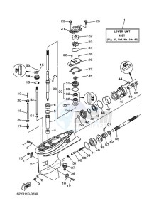 F50AETL drawing LOWER-CASING-x-DRIVE-1