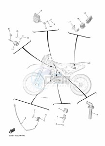 WR450F (BDB8) drawing ELECTRICAL 1