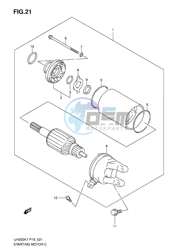 STARTING MOTOR