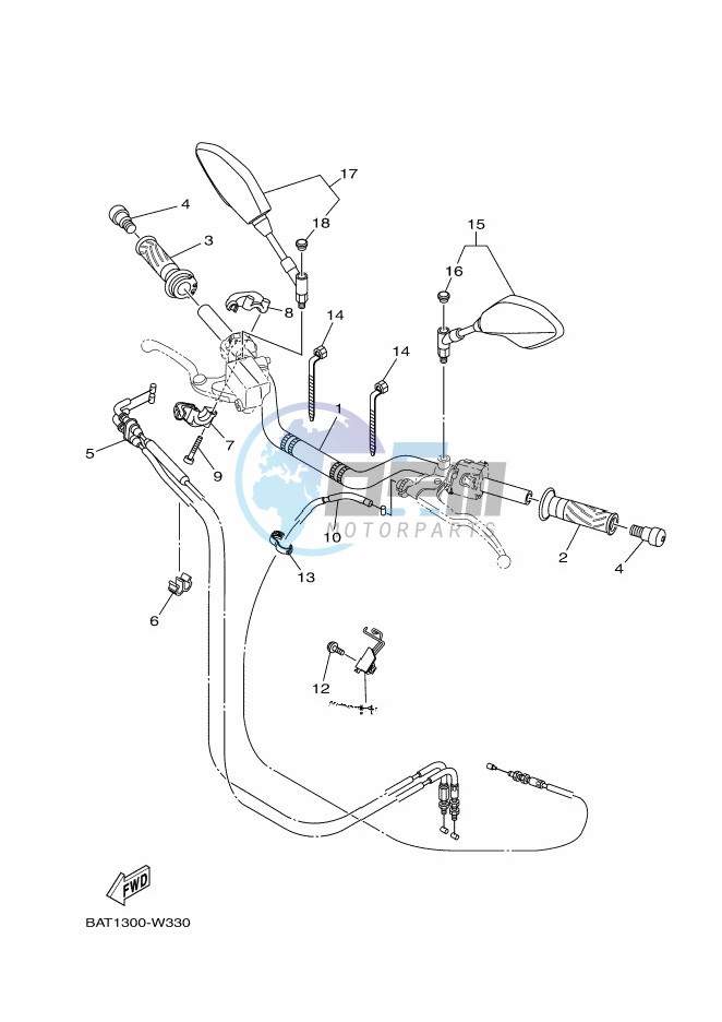 STEERING HANDLE & CABLE