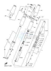 XVS1300A MIDNIGHT STAR (1CS9) drawing FRONT FORK