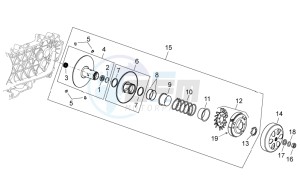 Sport City 125-200 e2 125-200-250 drawing Clutch