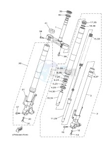 XP500A T-MAX 530 (2PW2) drawing FRONT FORK