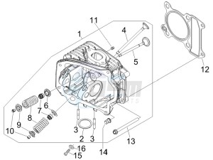 Liberty 100 4T (Vietnam) Vietnam drawing Head unit - Valve