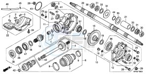 NC750SAH 2ED - (2ED) drawing RIGHT CRANKCASE COVER (NC750S/SA)