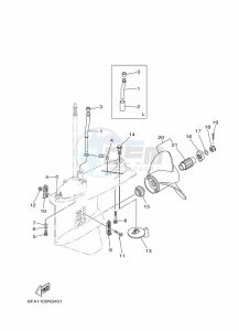 F175AETL drawing PROPELLER-HOUSING-AND-TRANSMISSION-2