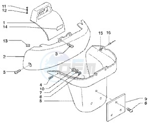 X9 180 Amalfi drawing Rear coverings