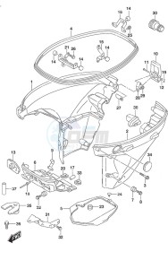 DF 25A drawing Side Cover Remote Control