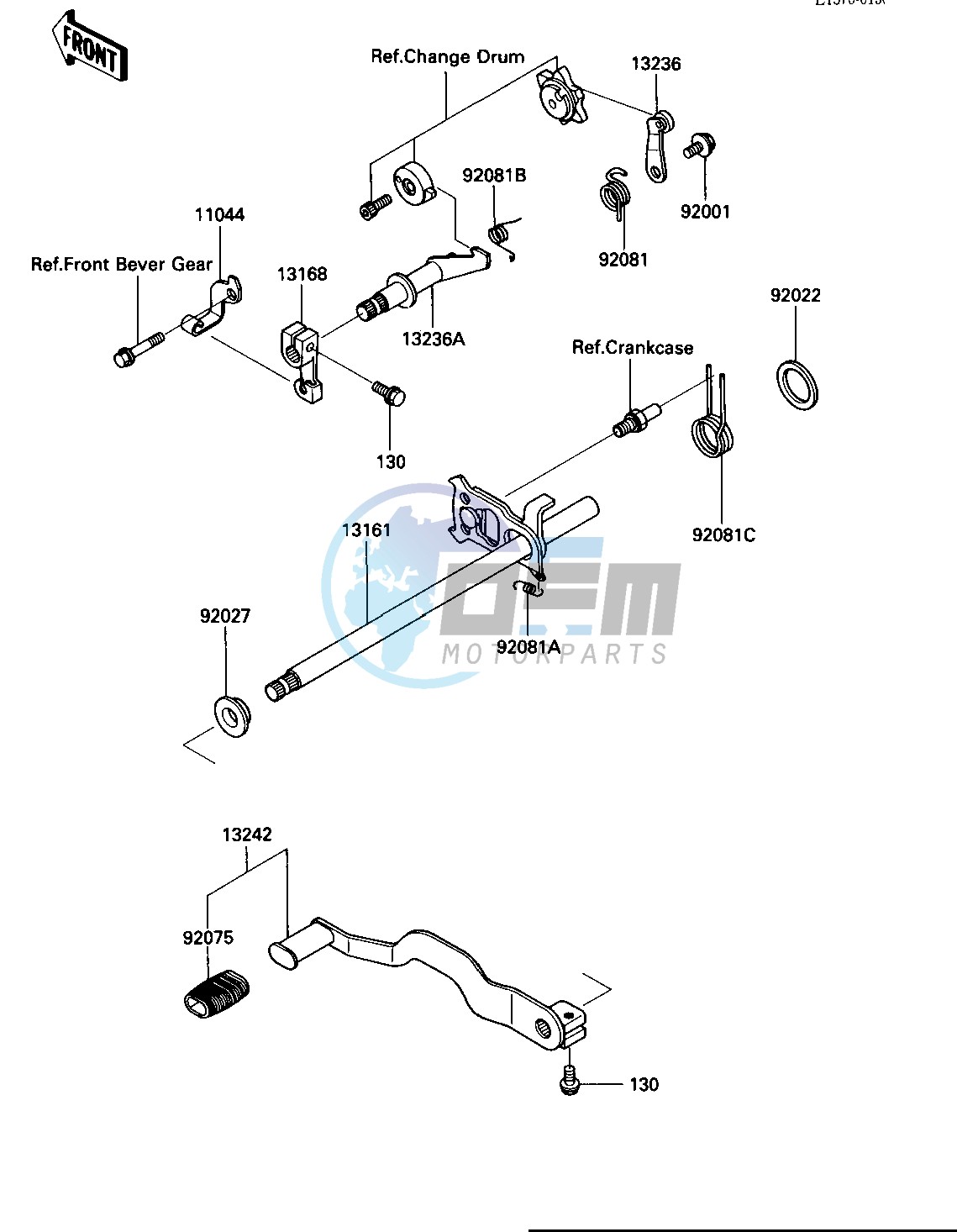 GEAR CHANGE MECHANISM